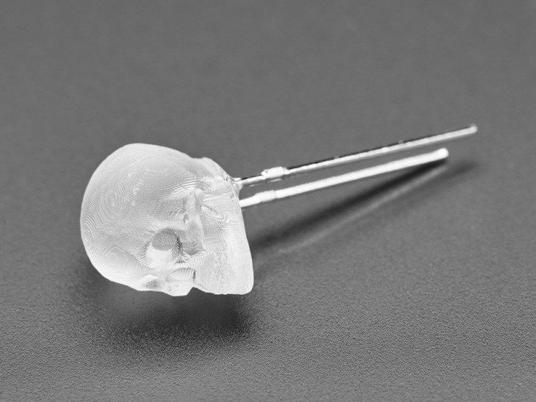 Dioda LED Cool White Skull