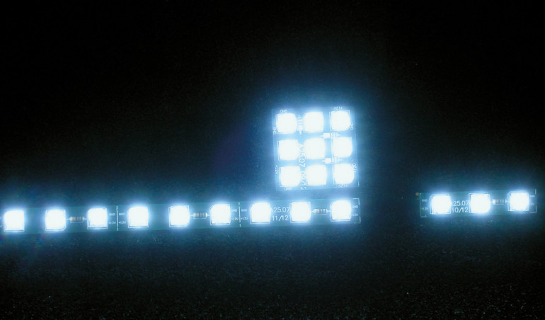 Superluminescencyjne modułowe oświetlacze LED - 1×3 LED, 1×9 LED, 3×3 LED