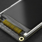 Portfolio DFRobot z kolorowym wyświetlaczem DFR0928 zawierającym matrycę IPS TFT LCD i gniazdo kart microSD