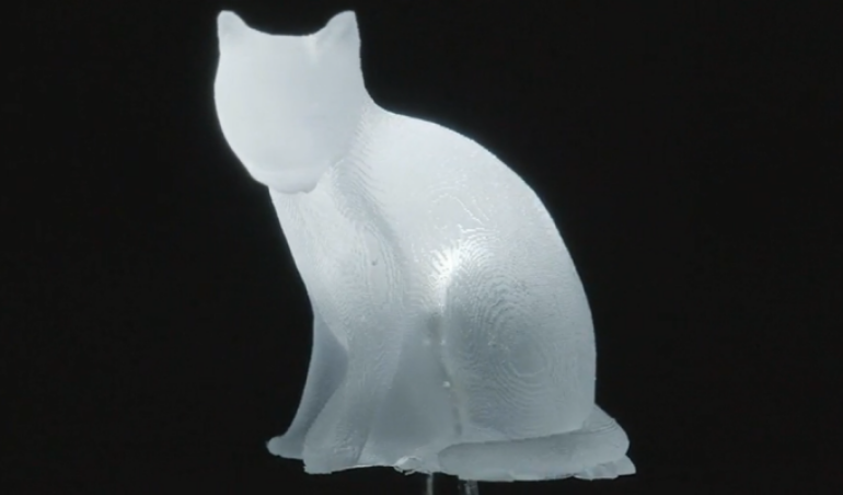 Ręcznie robiona, świecąca na biało dioda LED «Cool White Kitty» firmy Unexpected Labs