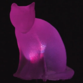 Ręcznie robiona, trójkolorowa dioda LED «RGB Rainbow Cat» firmy Unexpected Labs