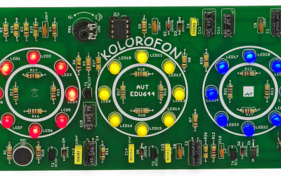 Kolorofon LED – zestaw DIY do nauki lutowania