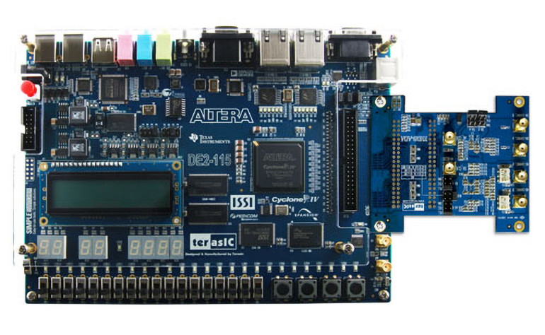 Przykład użycia Developer Kit for Intel Pathfinder for RISC-V (PR-115) z modułem ADA-HSMC
