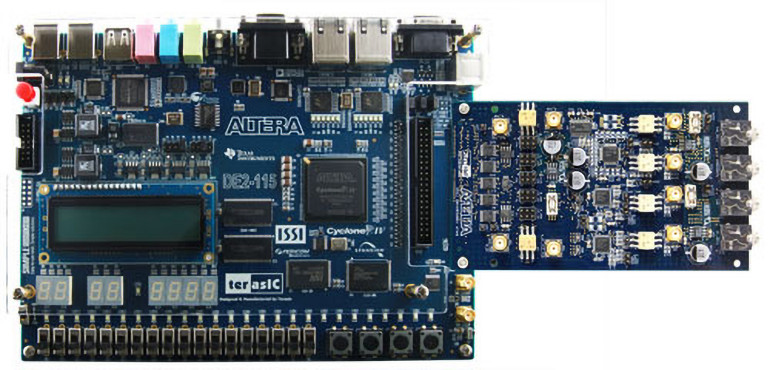 Przykład użycia Developer Kit for Intel Pathfinder for RISC-V (PR-115) z modułem DCC-HSMC