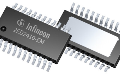 Dwukanałowy sterownik EiceDRIVER 2ED2410-EM firmy Infineon Technologies dla tranzystorów MOSFET