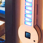 Cyfrowy termometr z podświetleniem LED