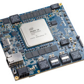 Zawierający układ FPGA rodziny Stratix 10 SX moduł rozwojowy Apollo S10 SoM firmy Terasic