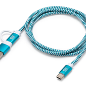Posiadający złącza: USB typu A oraz USB typu C oryginalny kabel «Arduino USB Cable»