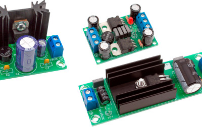 Kondensatory przy stabilizatorach serii 78xx