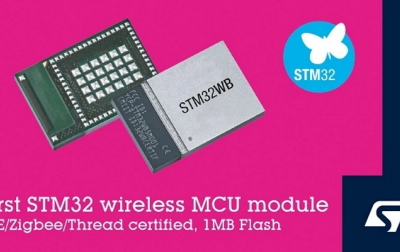 Funkcjonalny moduł STM32WB5MMG firmy STMicroelectronics do bezprzewodowej komunikacji