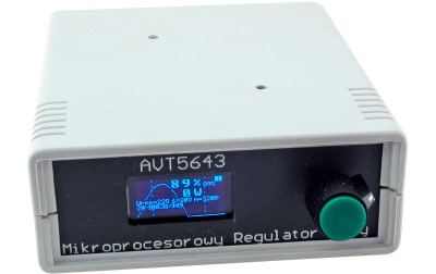 Mikroprocesorowy regulator mocy z oscyloskopem