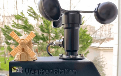 Inteligentna stacja pogodowa z pomiarem jakości powietrza