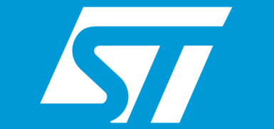 Logo firmy STMicroelectronics