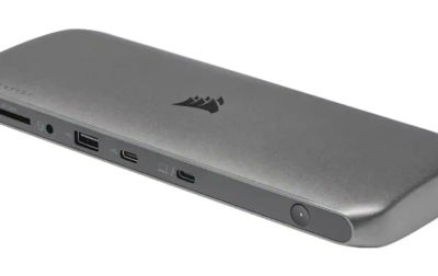 Obsługująca standard Thunderbolt 4 stacja dokująca TBT200 firmy CORSAIR