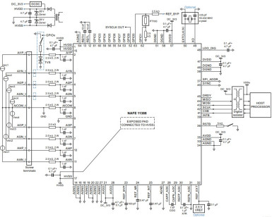 Typowy schemat  aplikacyjny układu NAFE11388
