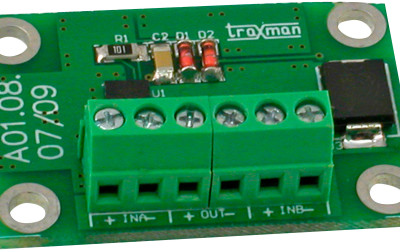 Przełącznik źródeł zasilania 12 V/3 A z diodą idealną