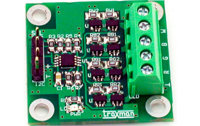 Miniaturowy driver LED RGBW z interfejsem I²C
