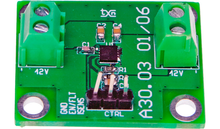 Moduł bezpiecznika elektronicznego z układem NIS5420