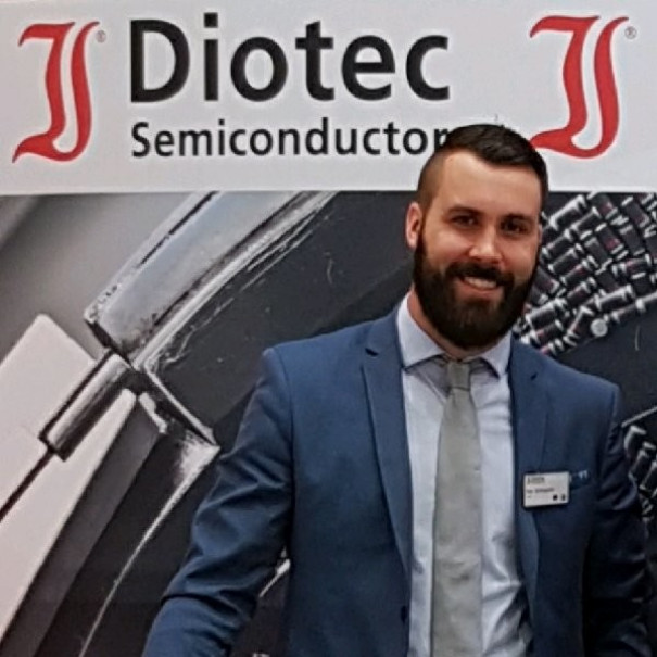 Pan Max Schlageter - reprezentant firmy Diotec Semiconductor