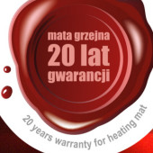 Wydłużona gwarancja na maty grzewcze: MOJ i MOD firmy Zamel