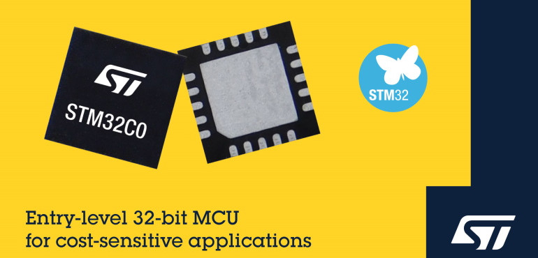 Najnowsza seria mikrokontrolerów STM32C0 od STMicroelectronics