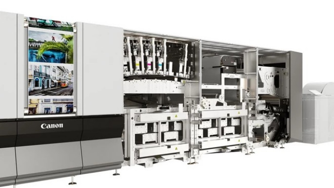Wnętrze maszyny drukującej ProStream 3000