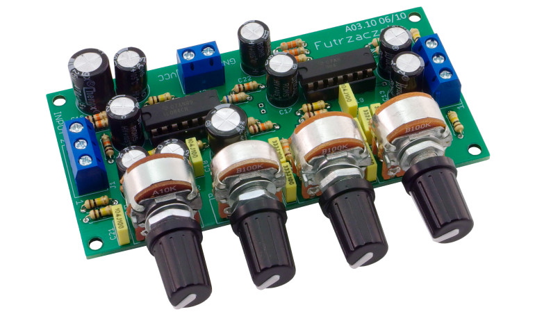 Regulator barwy dźwięku, głośności i balansu