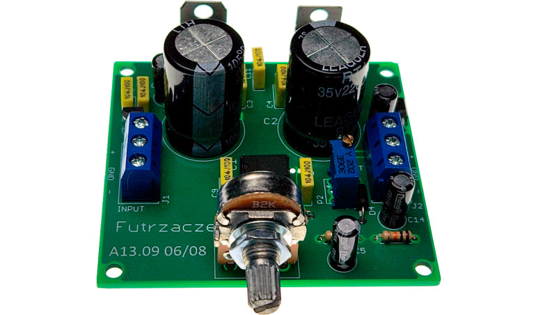 Stabilizator napięcia symetrycznego z regulacją współbieżną