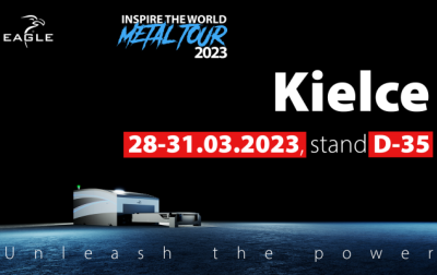 Polska premiera wycinarki laserowej iNspire firmy Eagle Lasers na targach STOM-LASER w Kielcach