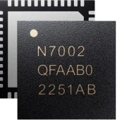 Energooszczędny układ scalony nRF7002 firmy Nordic Semiconductor, który obsługuje standard Wi-Fi 6