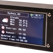 Uniwersalny mikrosterownik domowy z komunikacją Wi-Fi i dotykowym ekranem LCD