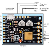 Silniki krokowe w praktyce, część 5. Moduły sterowników bipolarnych silników krokowych