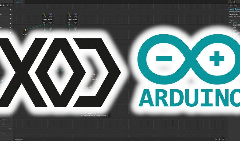 Programowanie wizualne z XOD. Czasomierz wyzwalany i programowany pojedynczym przyciskiem