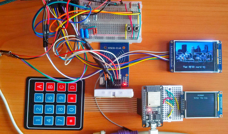 Szyfrowany magazyn haseł Midbar na bazie ESP32