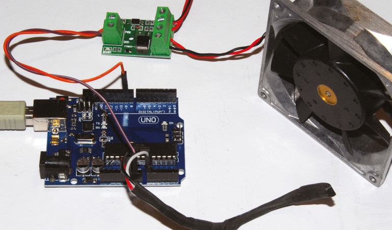 Programowanie wizualne z XOD. Regulator prędkości wentylatora