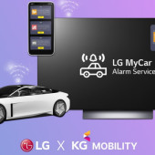Najnowsza usługa LG MyCar Alarm zintegrowana z samochodami KG Mobility