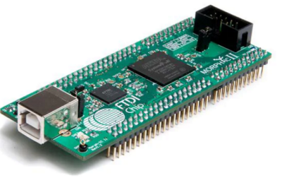 Kompaktowy moduł Morph-IC II firmy FTDI Chip zawierający układ FPGA z rodziny Cyclone II