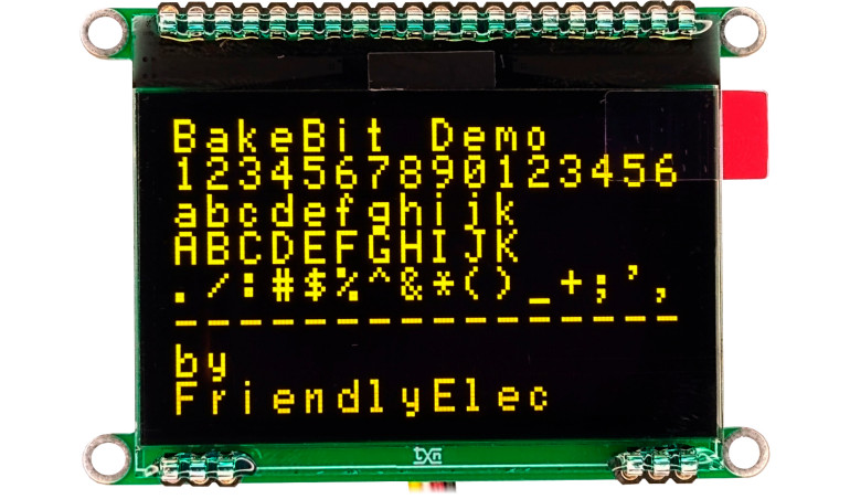 Graficzny wyświetlacz OLED 2,3 cala z interfejsem I²C