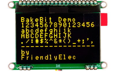 Graficzny wyświetlacz OLED 2,3 cala z interfejsem I²C