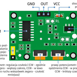 Automatyczny (sterowany ruchem) kran wodny