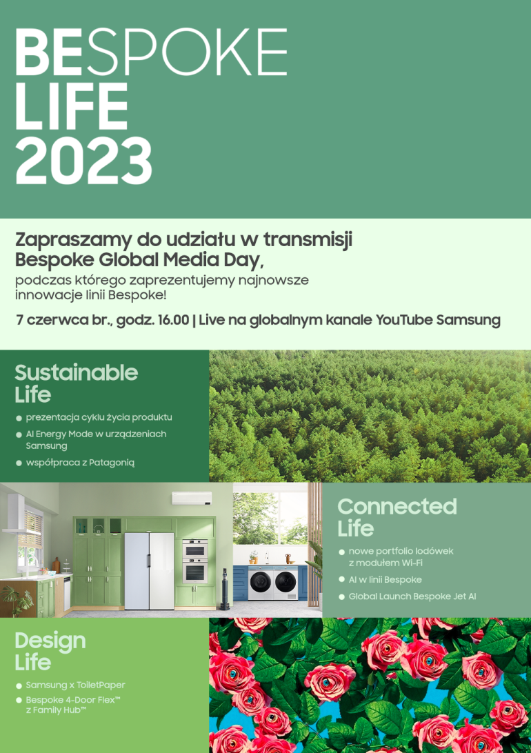 Infografika wydarzenia Bespoke Life 2023