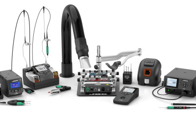 Stacja rozlutowująca z odsysaczem JBC CS-2F z oferty TME