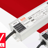 Oświetlenie LED z zasilaczami Mean Well