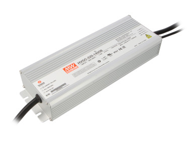 Fotografia 2. Zasilacz Mean Well typu HVGC-320-1400B. Zasilacze bez wbudowanego potencjometru mają najwyższą klasę szczelności IP67