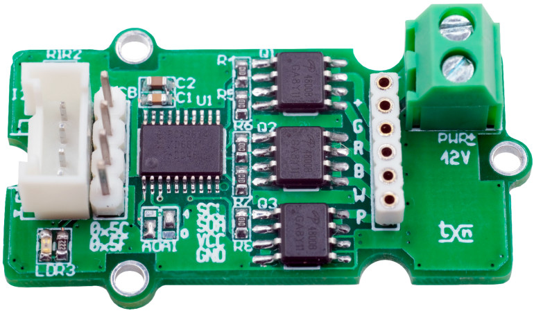 Driver taśm LED RGBCCT 12 V z interfejsem I²C