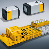 Wizyjny system bezpieczeństwa PSENvip 2 firmy Pilz przeznaczony do realizacji dynamicznego mutingu w prasach krawędziowych