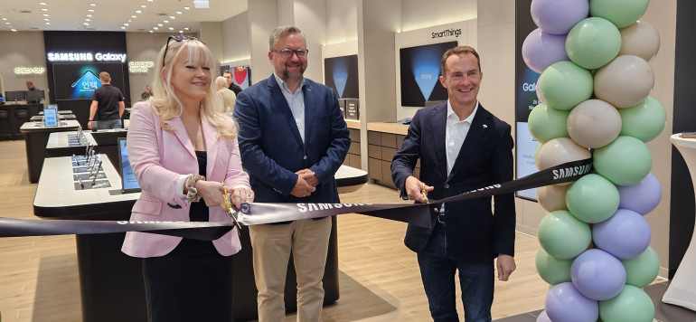 Otwarcie Brand Store firmy Samsung w warszawskiej galerii Westfield Arkadia