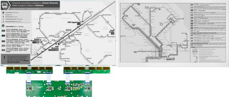 Fotografia 2. Rozwiązania na bazie e-papieru zaprojektowane przez inżynierów firmy Unisystem