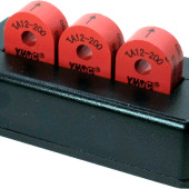 Trójfazowy przetwornik prądu przemiennego z transformatorem prądowym