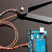 Cyfrowy miernik kąta z magnesami neodymowymi na Arduino